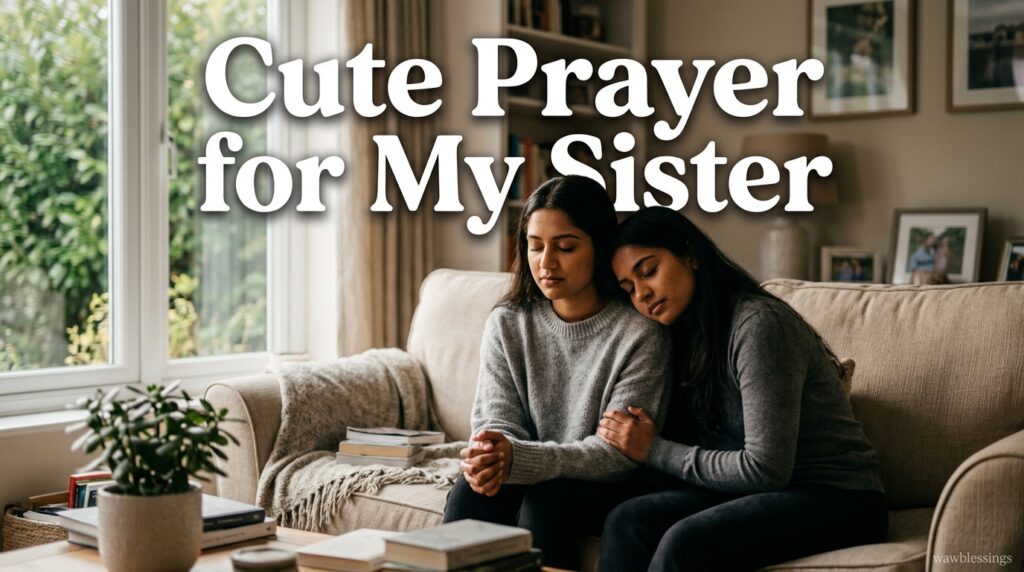 Cute Prayer for My Sister