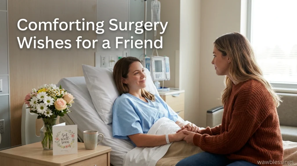 Comforting Surgery Wishes for a Friend