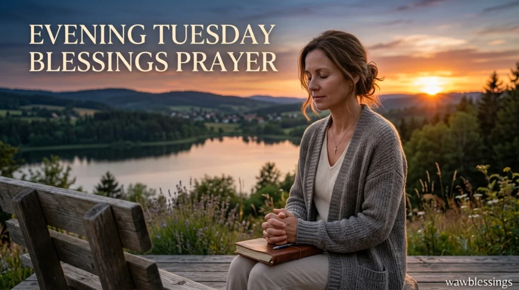 Evening Tuesday Blessings Prayer