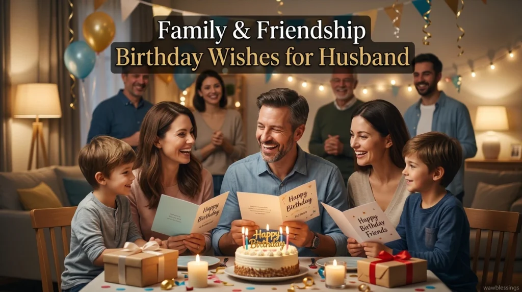 Family & Friendship Birthday Wishes for Husband