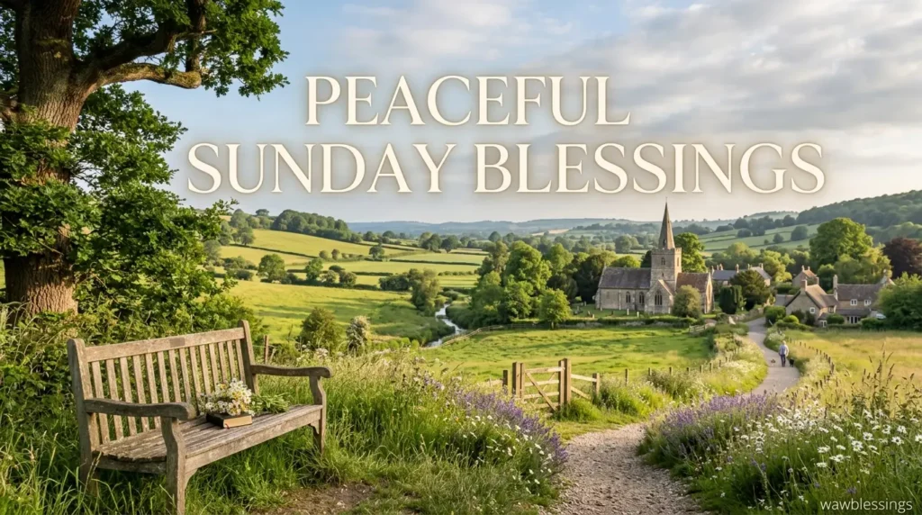 Peaceful Sunday Blessings