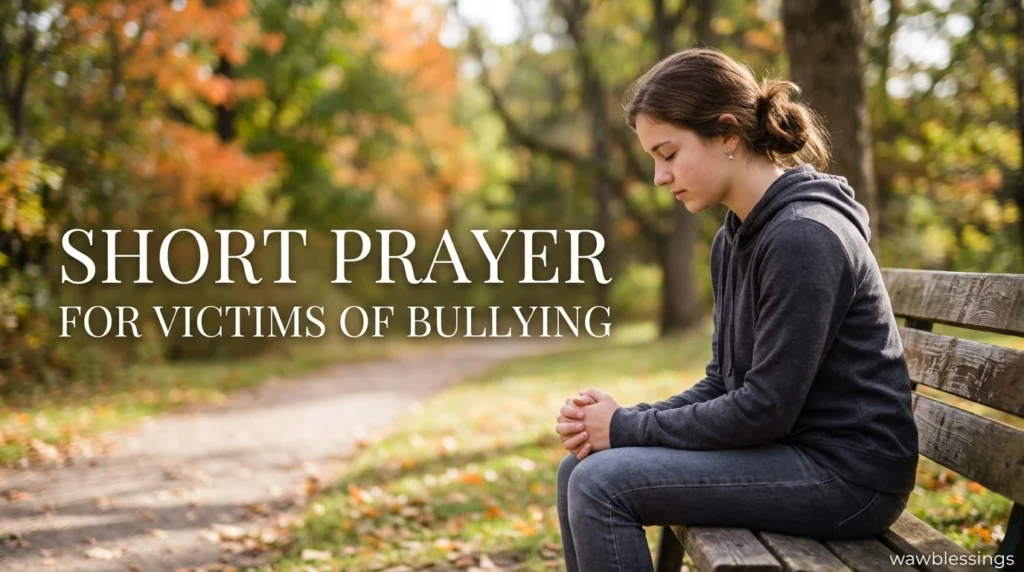 Short Prayer for Victims of Bullying