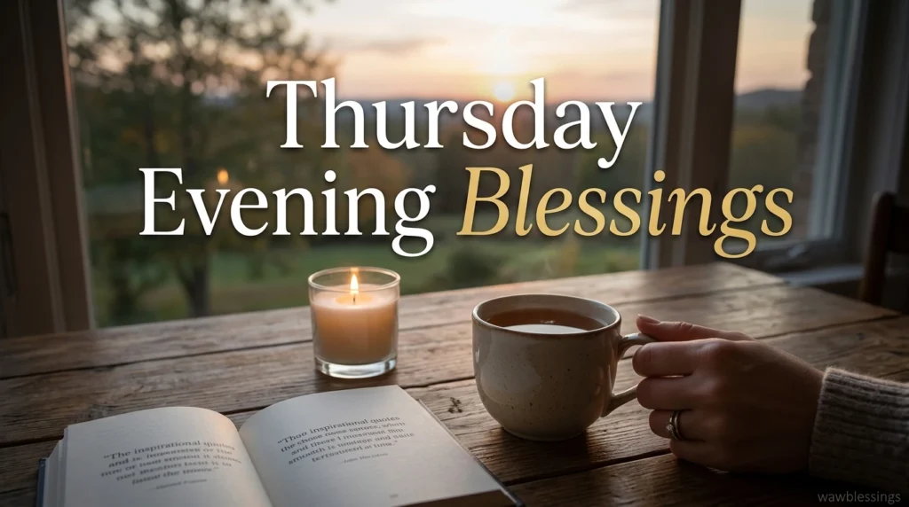Thursday Evening Blessings