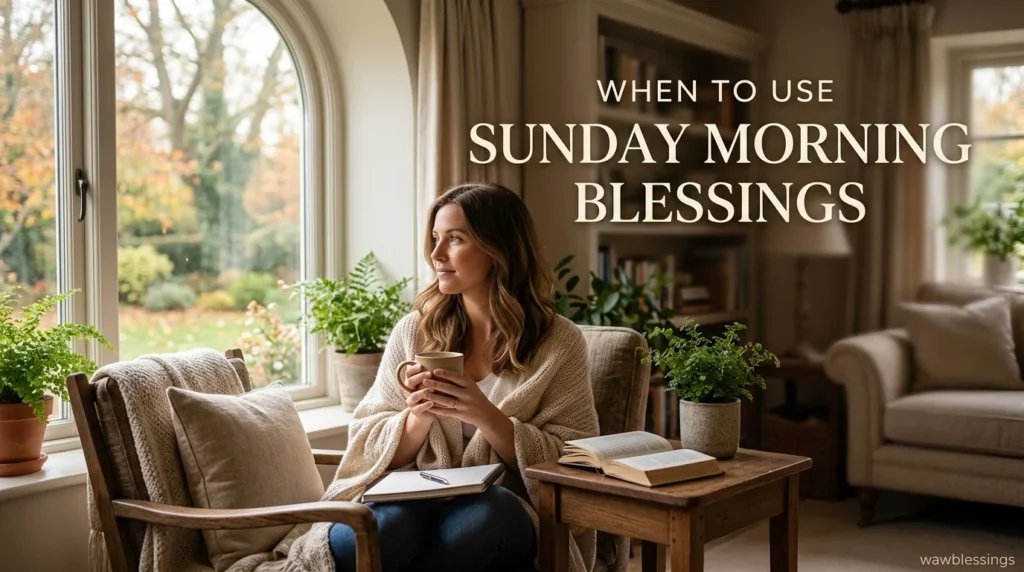 When to Use Sunday Morning Blessings