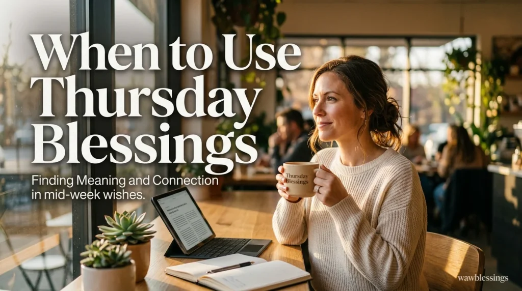 When to Use Thursday Blessings