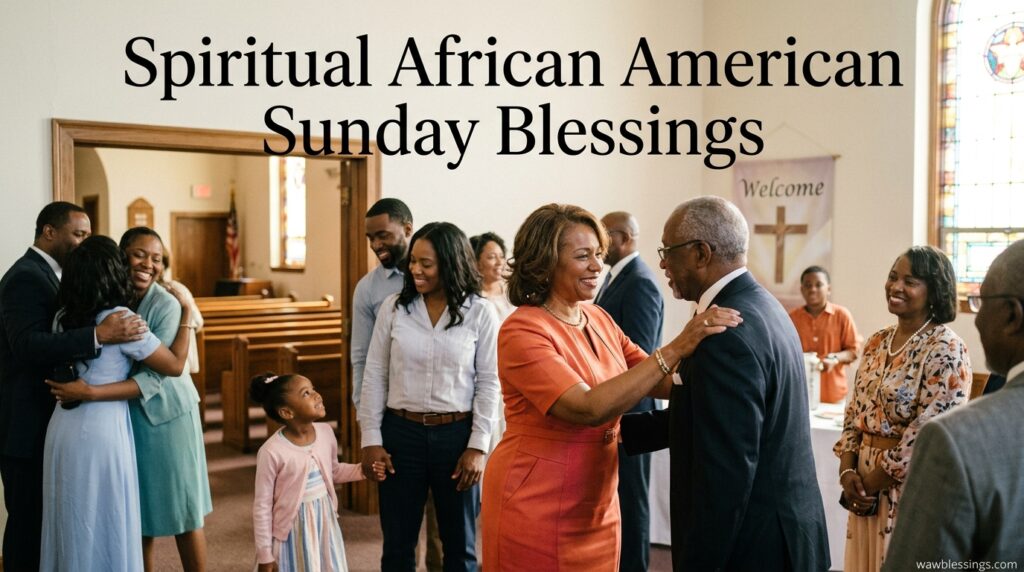 Spiritual African American Sunday Blessings