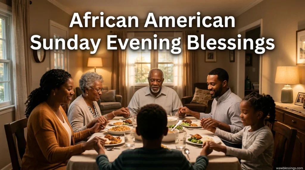African American Sunday Evening Blessings
