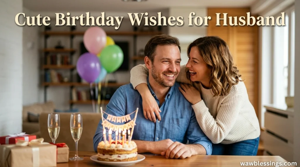 Cute Birthday Wishes for Husband
