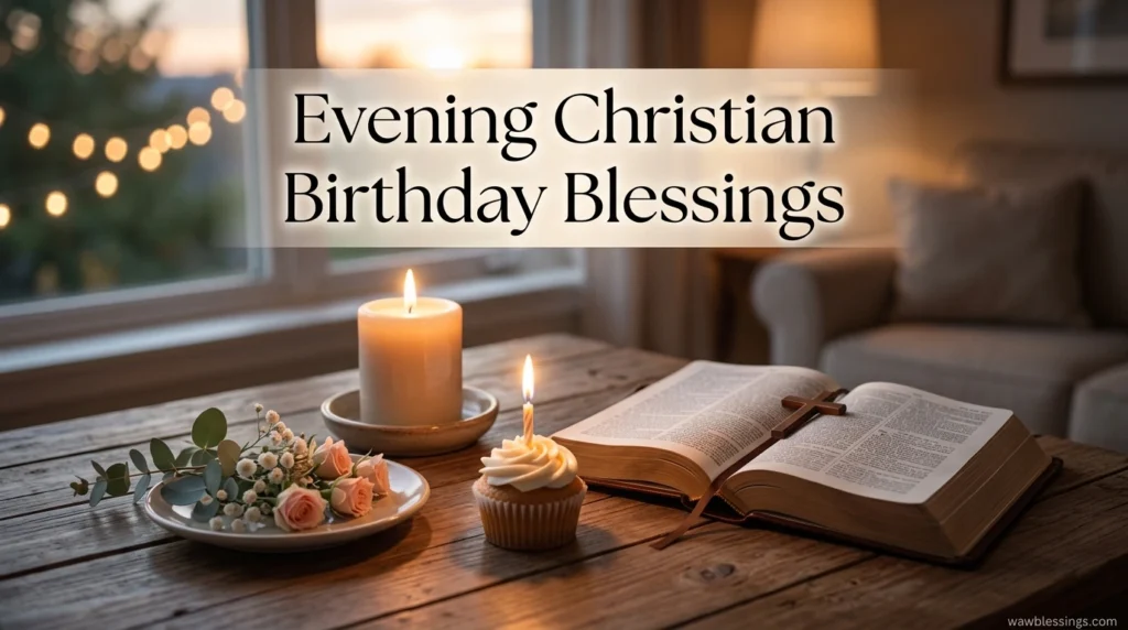 Evening Christian Birthday Blessings