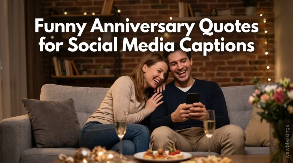 Funny Anniversary Quotes for Social Media Captions