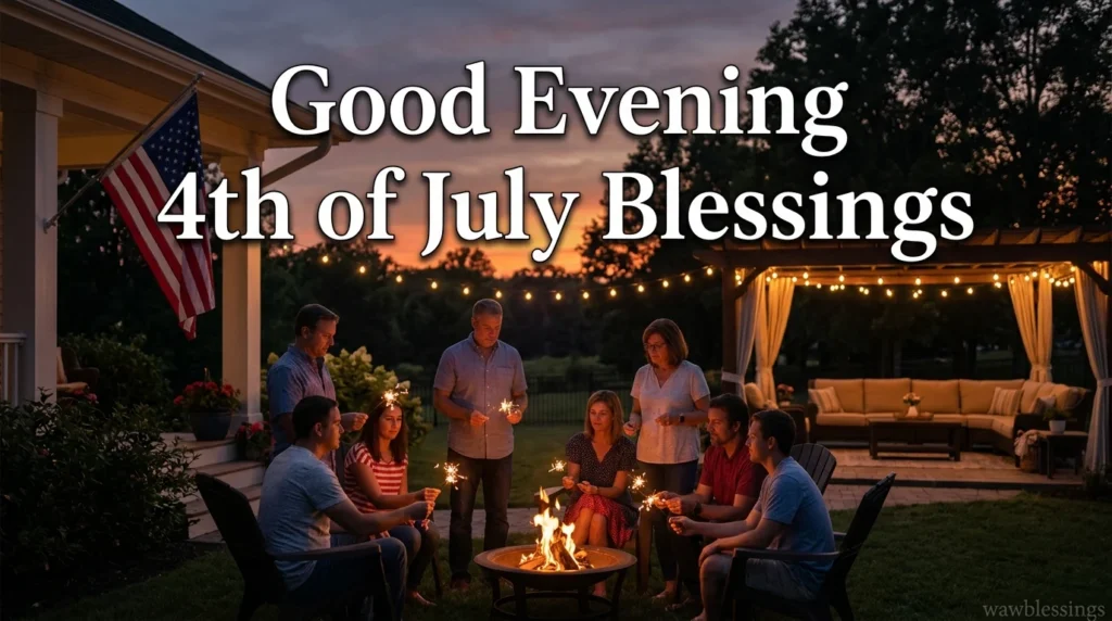Good Evening 4th of July Blessings