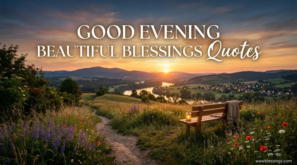 Good Evening Beautiful Blessings Quotes