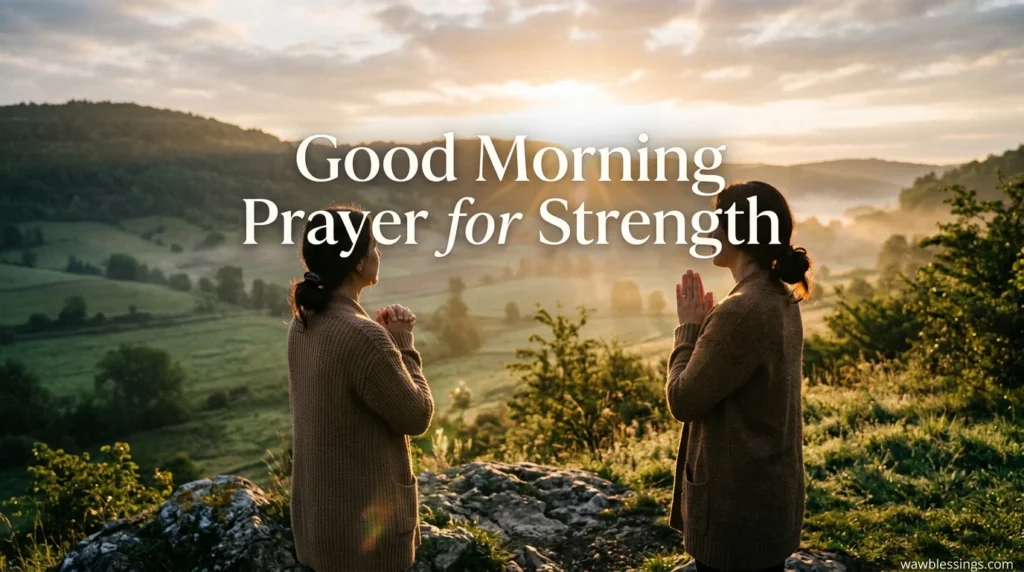 Good Morning Prayer for Strength