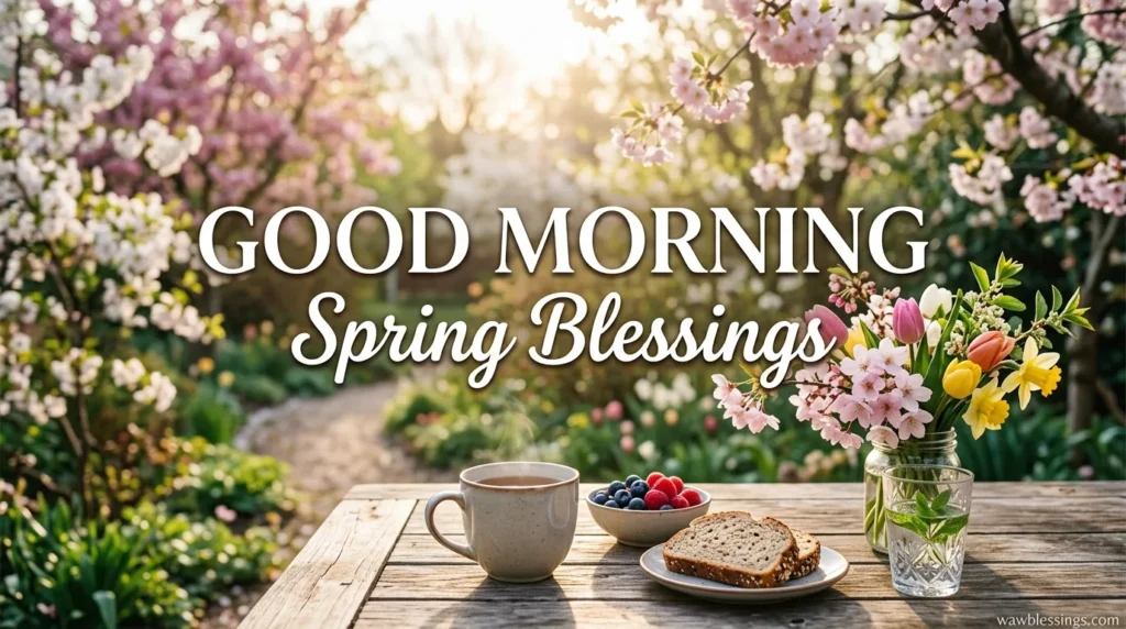 Good Morning Spring Blessings