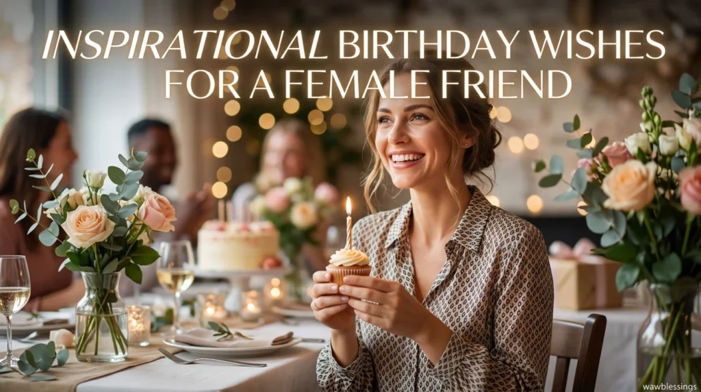 Inspirational Birthday Wishes for a Female Friend