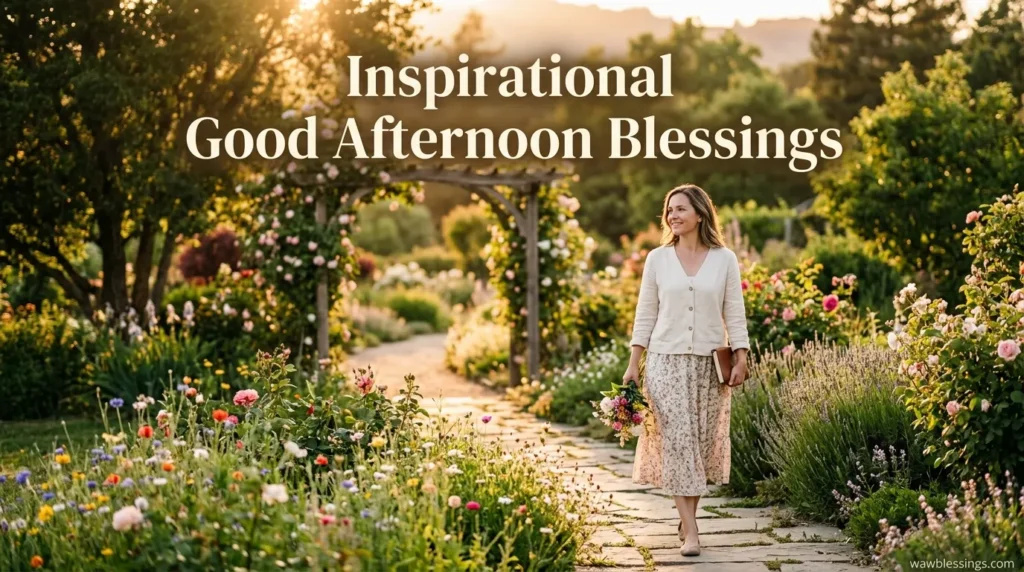 Inspirational Good Afternoon Blessings