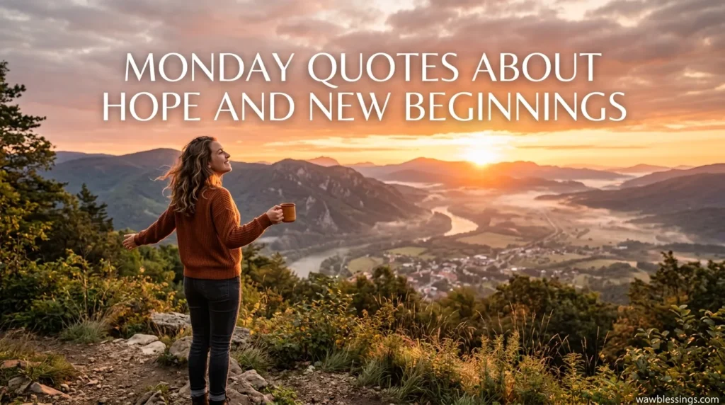 Monday Quotes About Hope and New Beginnings