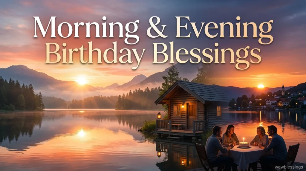 Morning & Evening Birthday Blessings