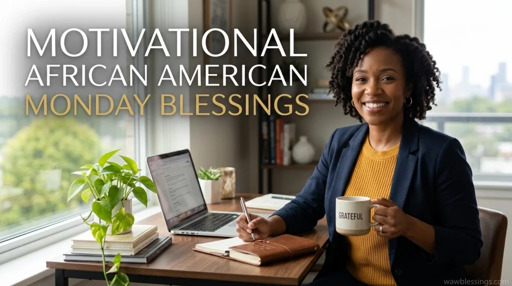 Motivational African American Monday Blessings