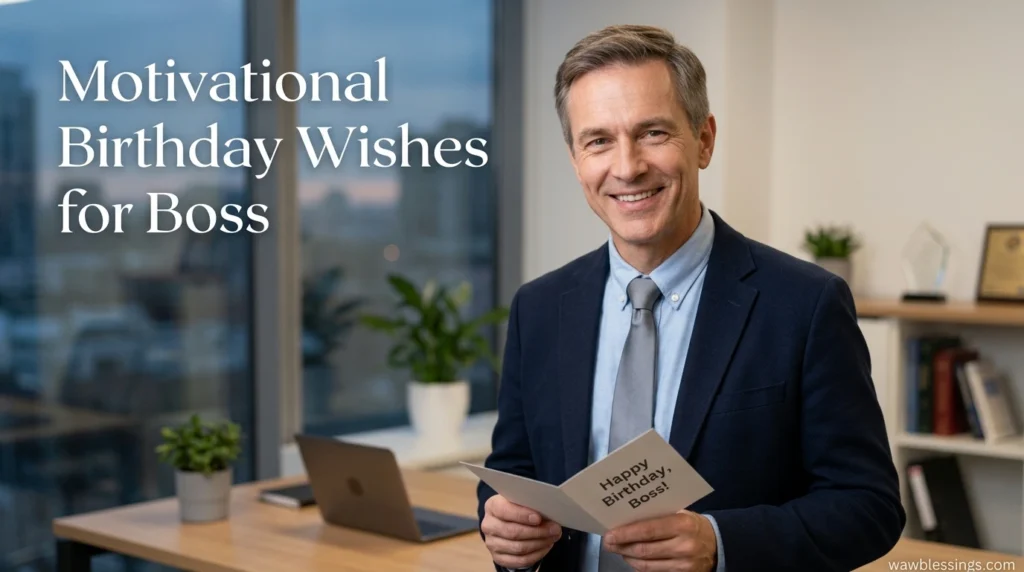 Motivational Birthday Wishes for Boss