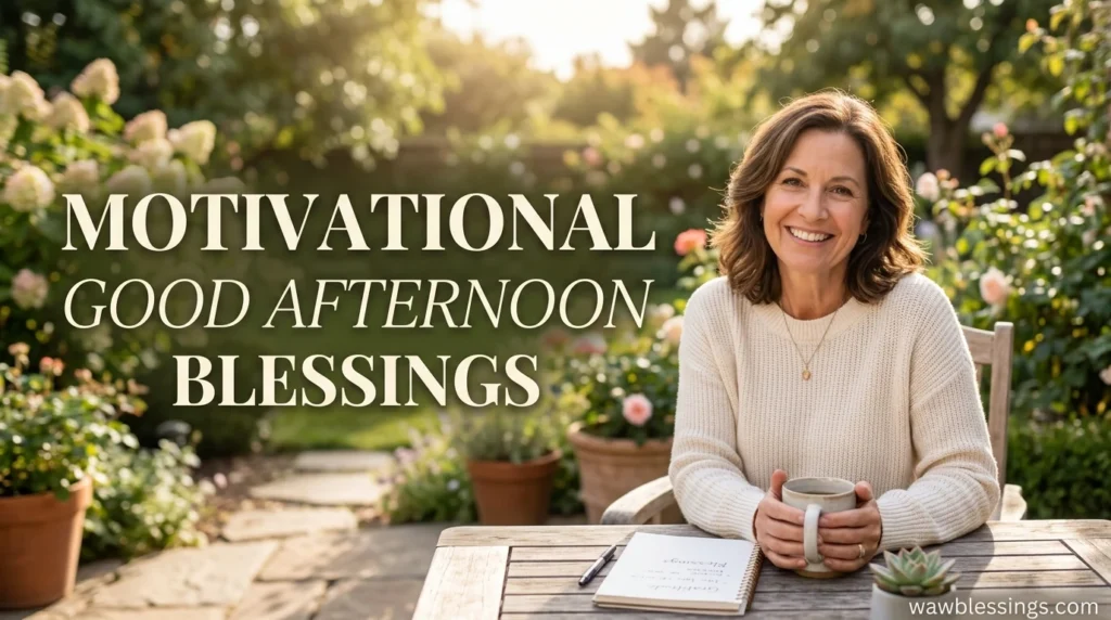 Motivational Good Afternoon Blessings
