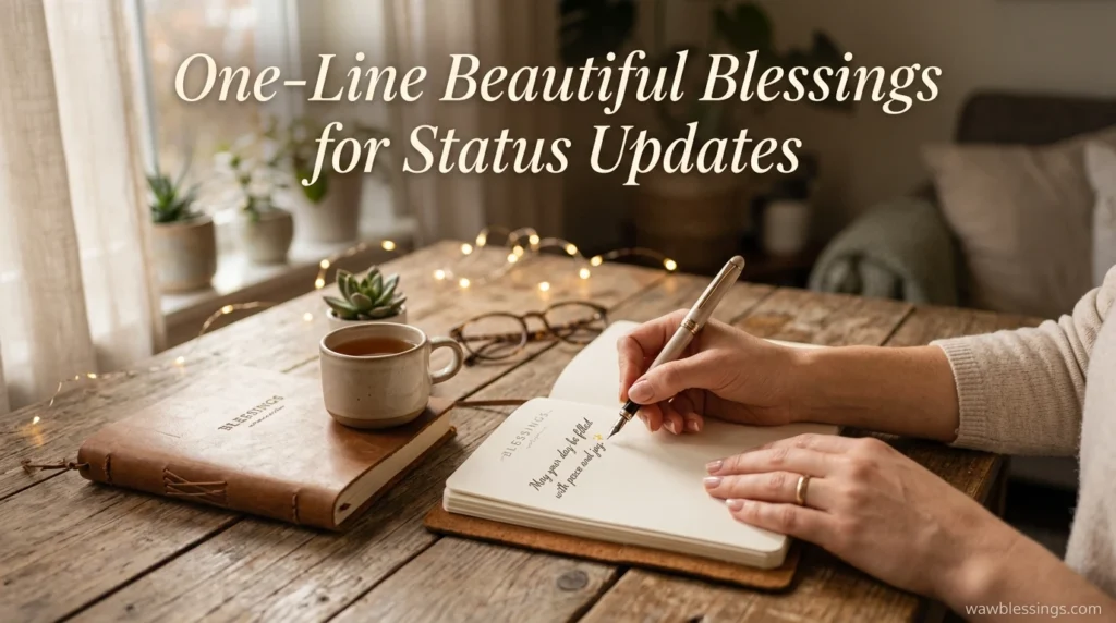 One-Line Beautiful Blessings for Status Updates
