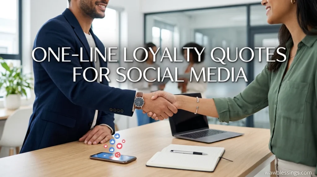 One-Line Loyalty Quotes for Social Media