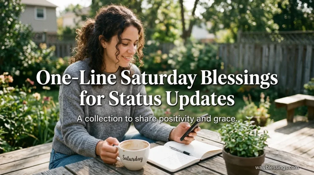 One-Line Saturday Blessings for Status Updates