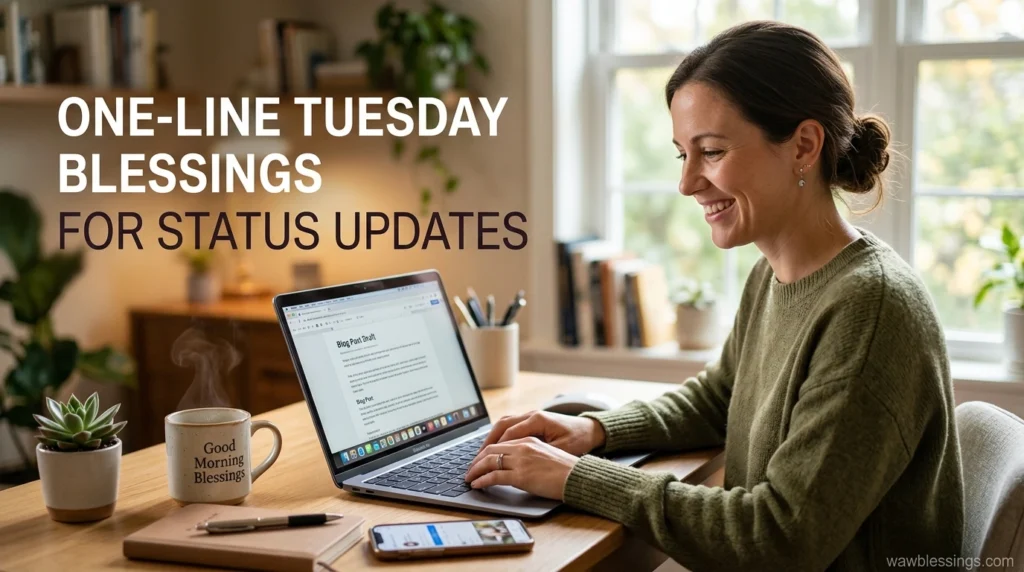 One-Line Tuesday Blessings for Status Updates