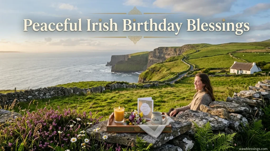 Peaceful Irish Birthday Blessings