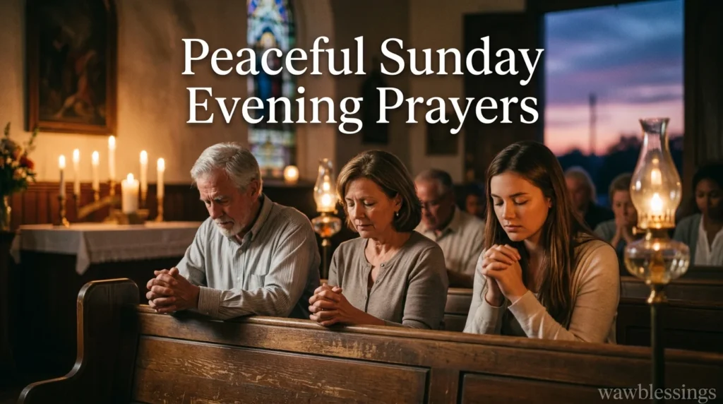 Peaceful Sunday Evening Prayers