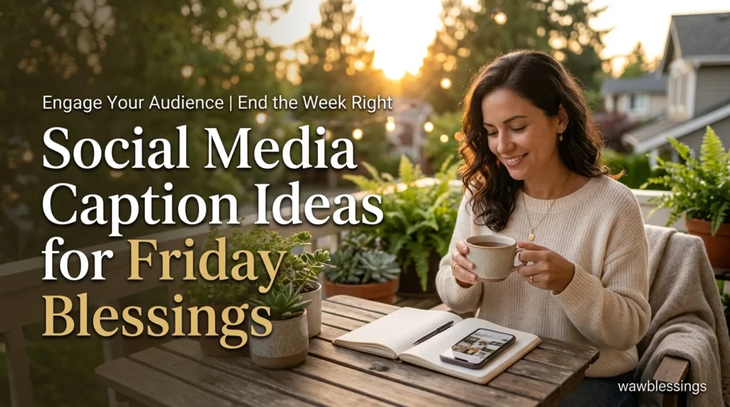 Social Media Caption Ideas for Friday Blessings