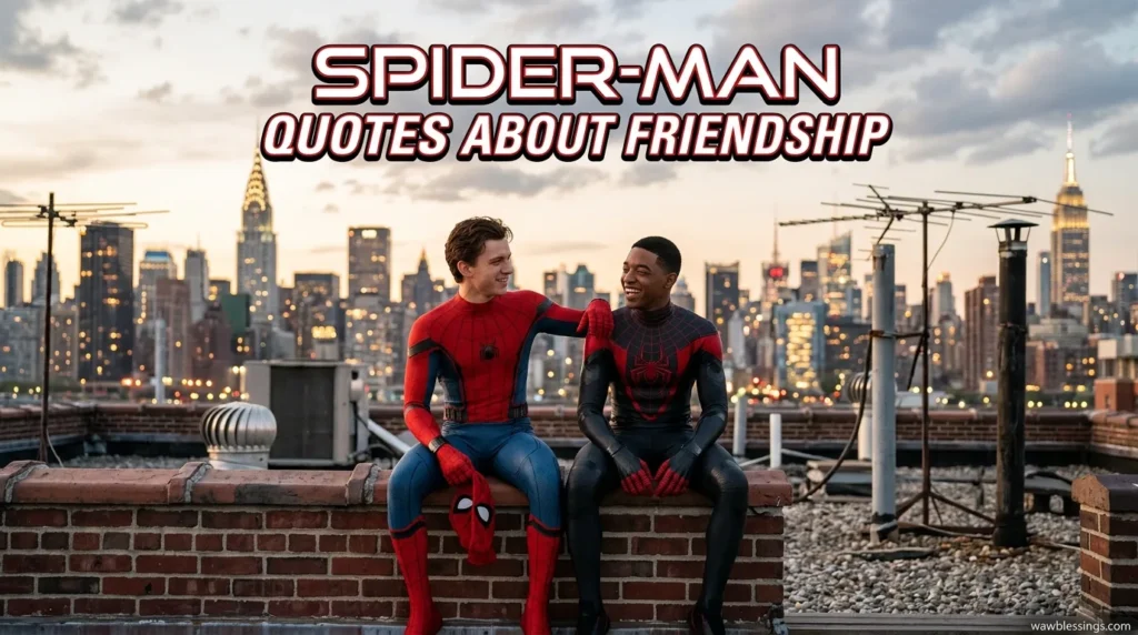 Spider Man Quotes About Friendship