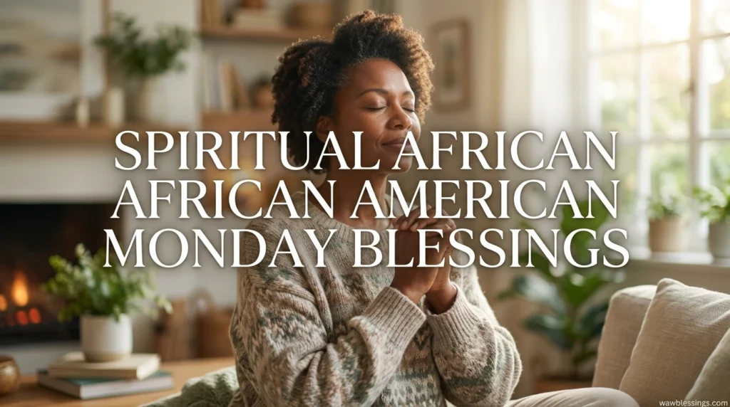 Spiritual African American Monday Blessings
