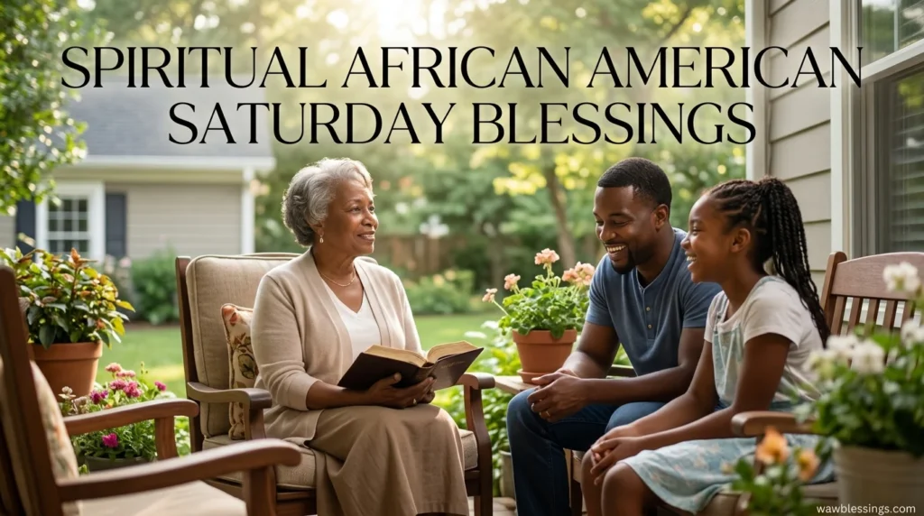 Spiritual African American Saturday Blessings