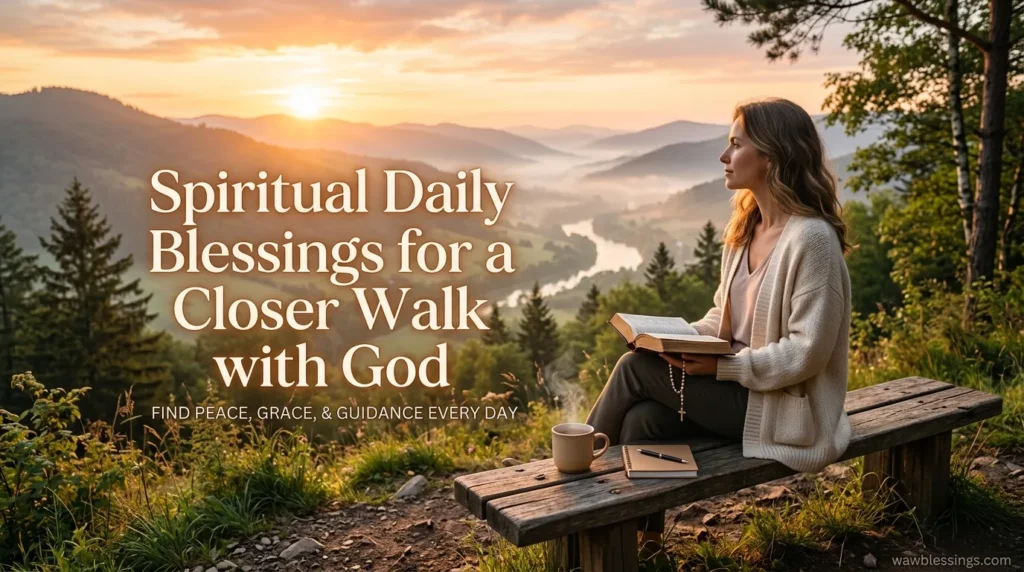 Spiritual Daily Blessings for a Closer Walk with God
