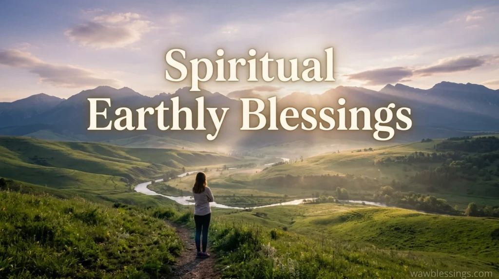 Spiritual Earthly Blessings