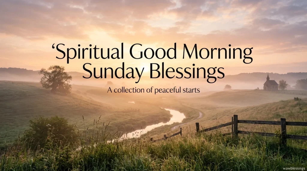 Spiritual Good Morning Sunday Blessings