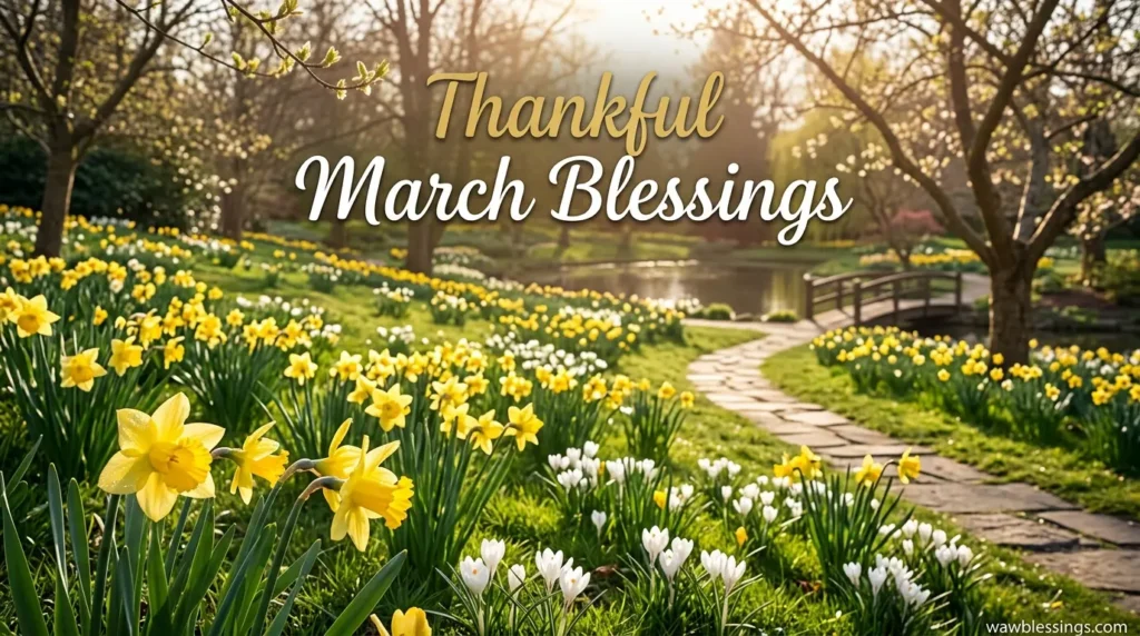 Thankful March Blessings