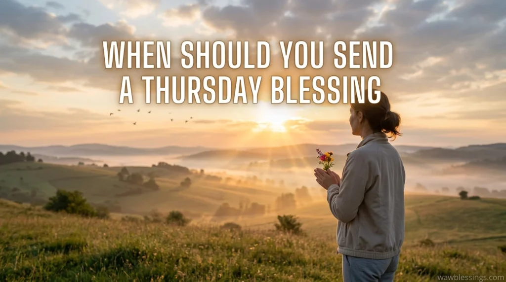 When Should You Send a Thursday Blessing