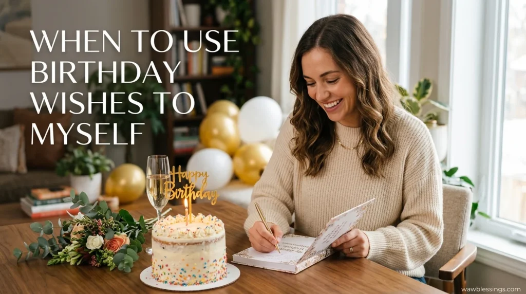 When to Use Birthday Wishes to Myself