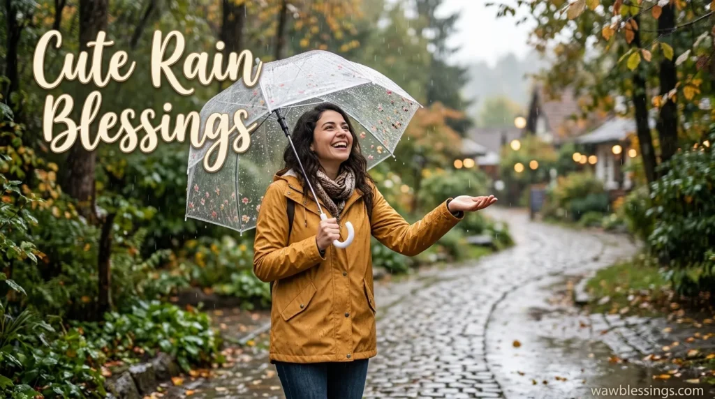 Cute Rain Blessings