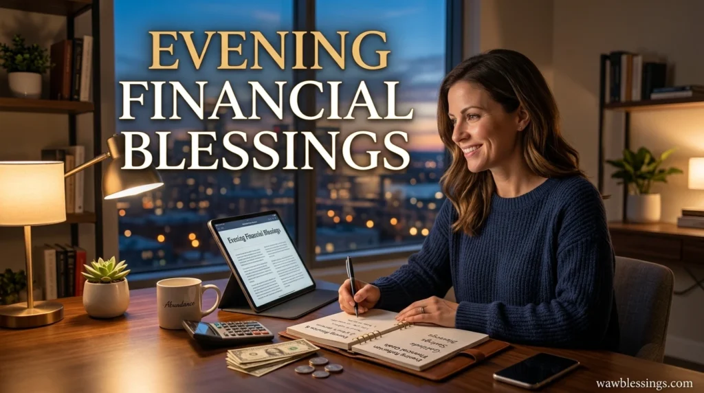 Evening Financial Blessings