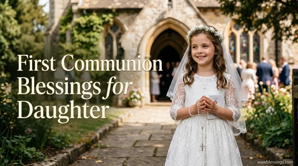 First Communion Blessings for Daughter