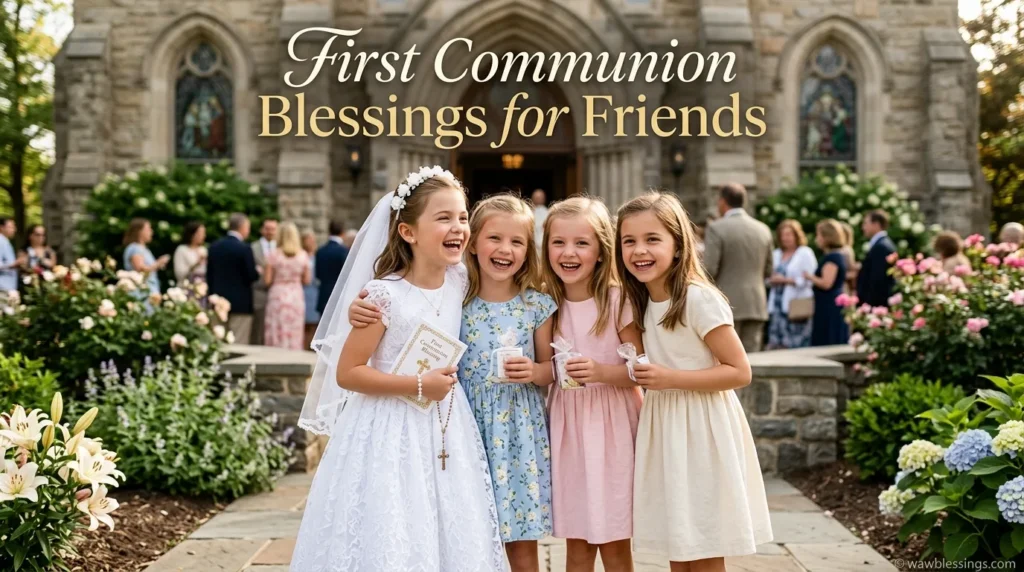 First Communion Blessings for Friends