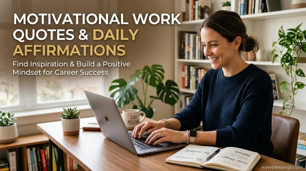 Motivational Work Quotes and Daily Affirmations