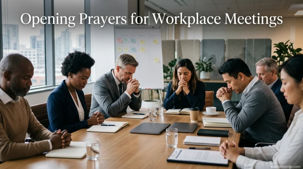 Opening Prayers for Workplace Meetings