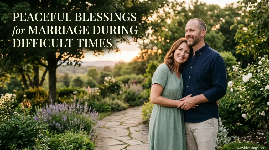 Peaceful Blessings for Marriage During Difficult Times