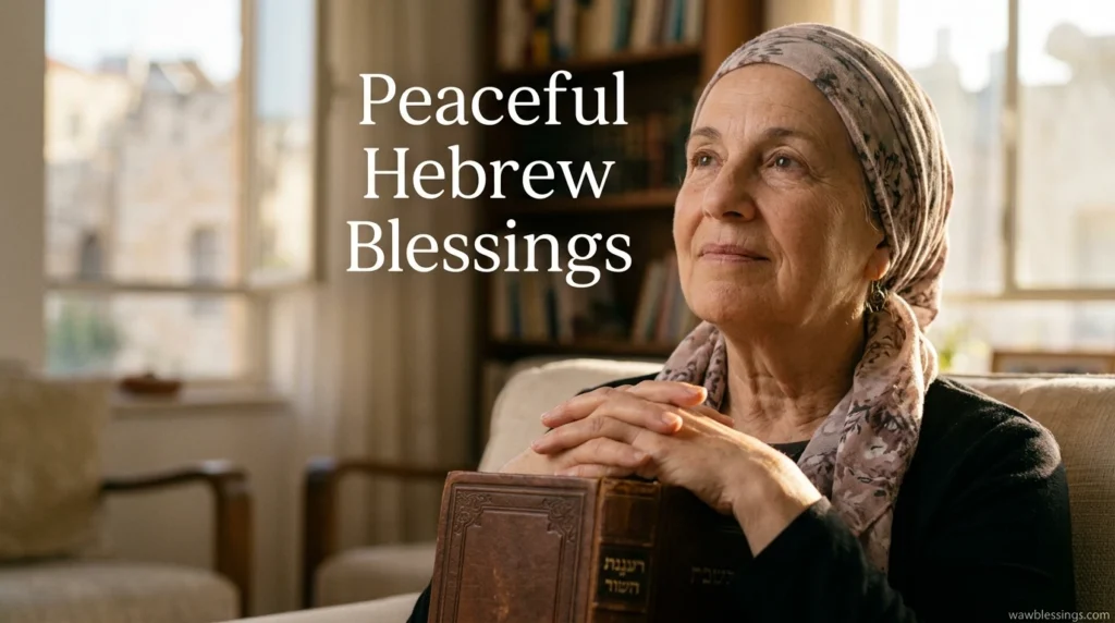 Peaceful Hebrew Blessings