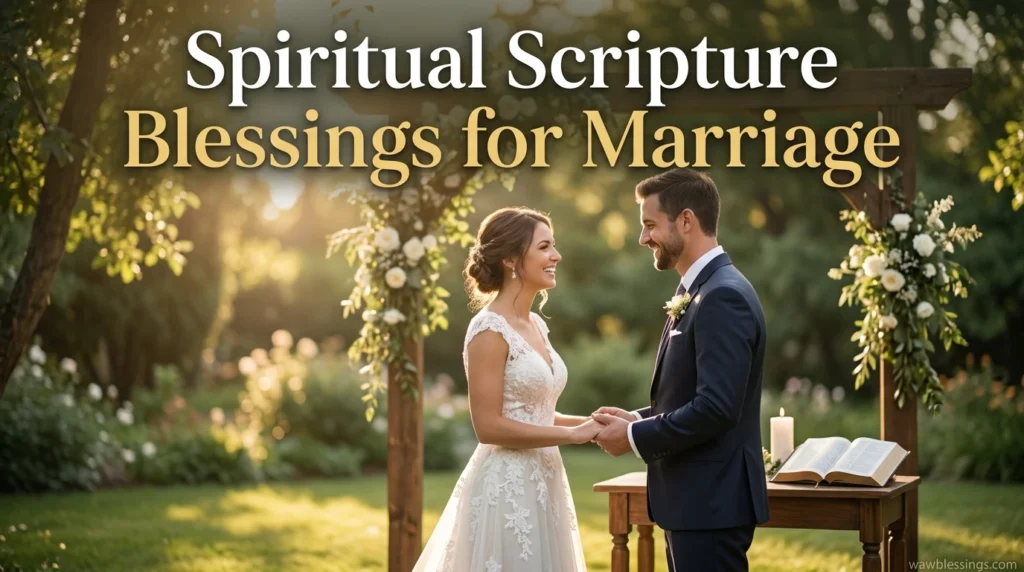 Spiritual Scripture Blessings for Marriage